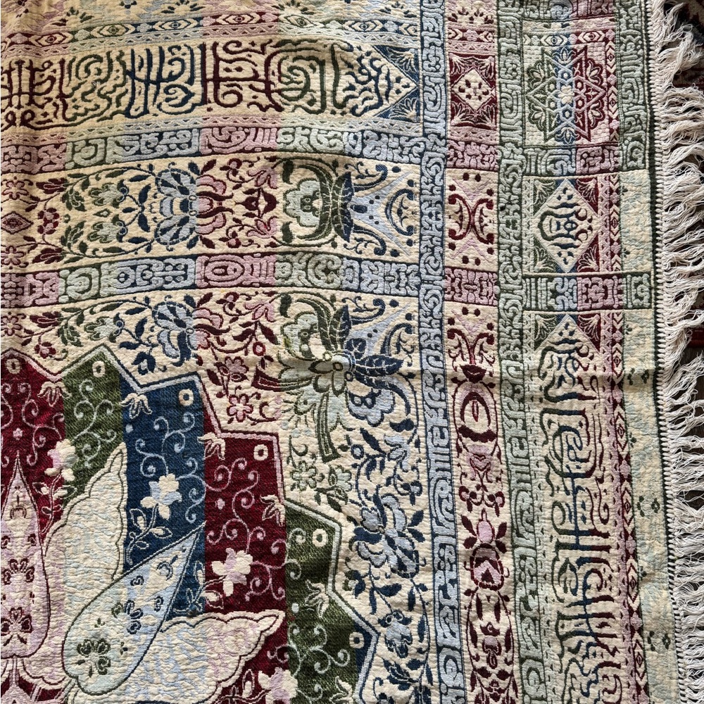 Spanish Granada craftsman woven tapestry textile - Picture 9 of 15
